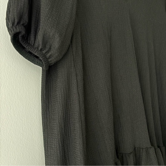Black Dress with Tiered Flounce from H&M (BNWT) - Picture 2 of 6